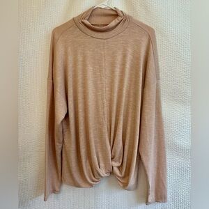 Jennifer Lopez Women’s Shimmer Mock Neck Pink Sweater Size: XXL NWT